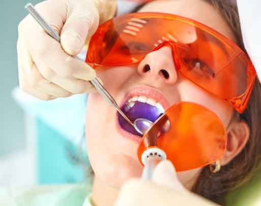 Dental bonding is the process of repairing a tooth with composite resin