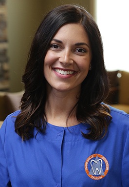 Dental hygienist Stephanie